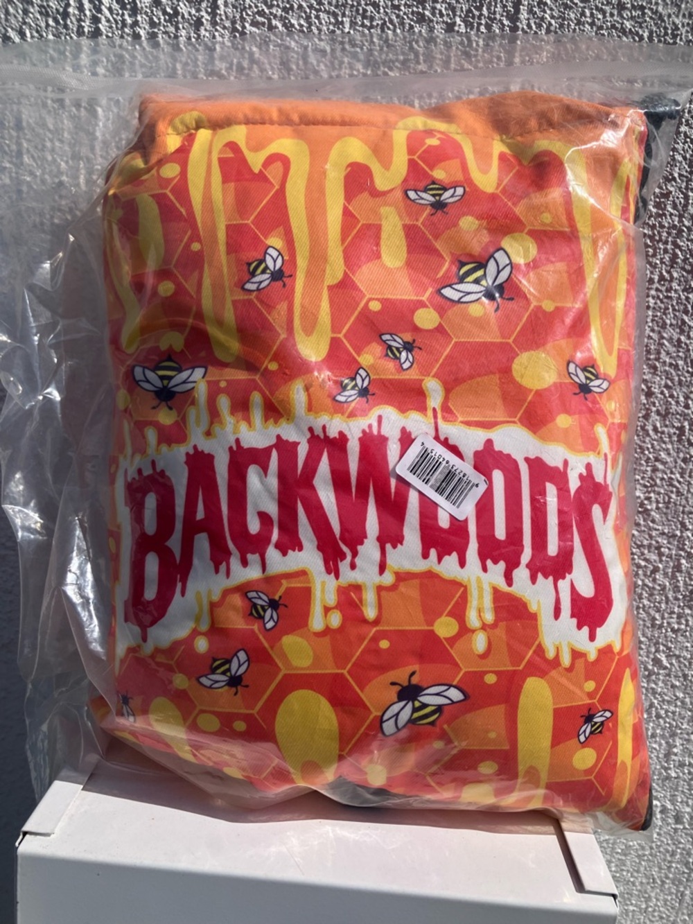 Backwoods Orange Graphic Drawstring Backpack